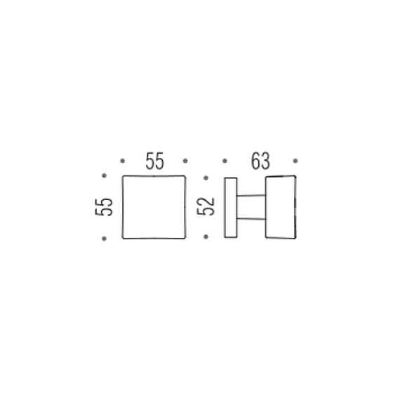 Ручка Colombo Square LC25 Fisso хром Київ