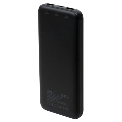 Батарея універсальна Vinga 10000 mAh 10W Black (VPBB10) Вінниця - фото 3