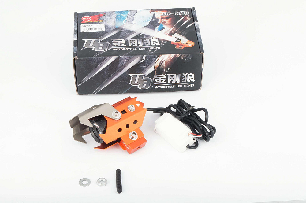 Фара (лінза) протитуманна (помаранчева із сірим) JCAA Київ - фото 1