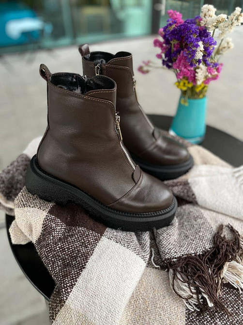 Garti Черевики жіночі GARTI 307 шоколадні (зима, шкіра натуральна) (6091) Коломыя - изображение 8