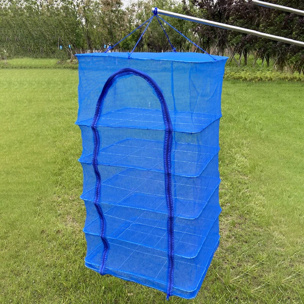 Складная сушилка для рыбы, грибов, сухофруктов на 5 ярусов 100х50х50см / Сетка для сушки рыбы и фруктов Киев - изображение 5