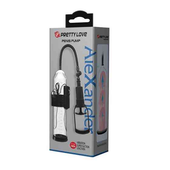 Помпа для пениса Pretty Love Alexander с вибрацией, 24.5 х 7.3 Sex Aura Киев