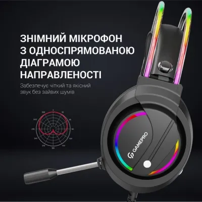 Наушники GamePro HS733 Black (HS733) Винница - изображение 10