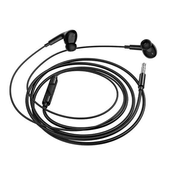 Наушники BOROFONE BM100 Pro Fuente universal earphones with microphone Black Одеса