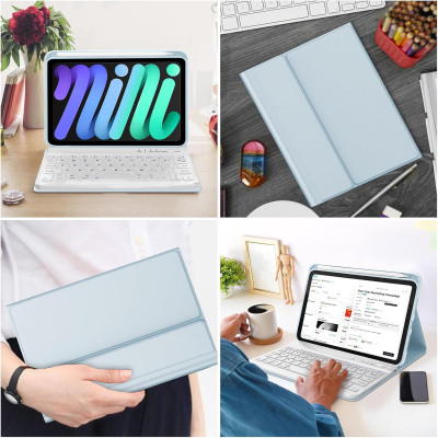 Чехол для планшета BeCover with keyboard Apple iPad Pro 11" M4 2024 Light Blue (713000) Винница - изображение 10