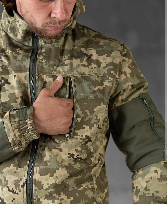 Гірка зимова піксель на флісі чоловічі штани куртка Одеса - фото 7