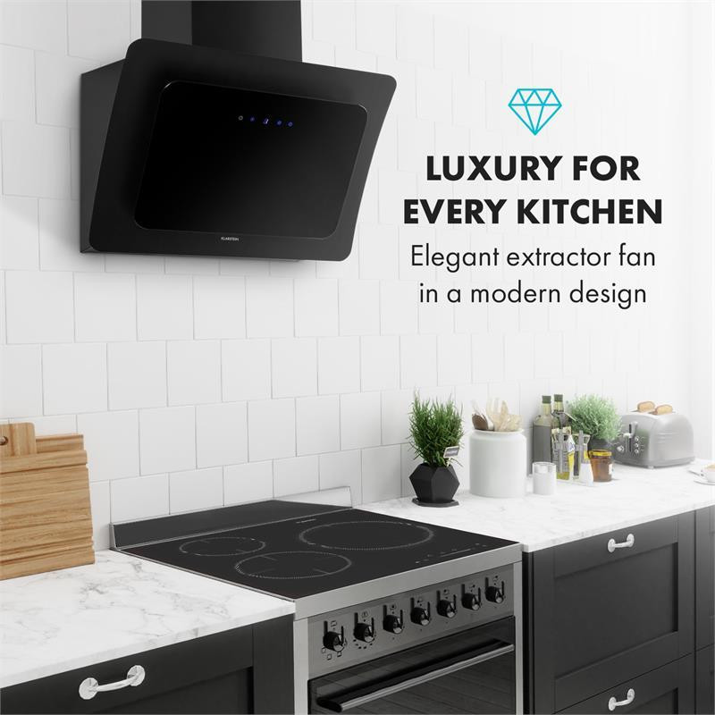 Витяжка Arianna 60 см 560м3/год сенсорна панель керування EEK A+ чорна 60 см (Німеччина, читати опис) Рівне - фото 3