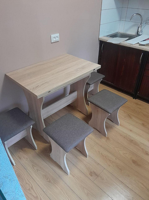 Стіл розкладний 59х89 см для кухонного куточка - Дуб Сонома Львів - фото 6