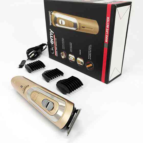 Бездротовий акумуляторний тример для стрижки волосся GEMEI, Набір для стрижки з зарядкою YV-18 Львів