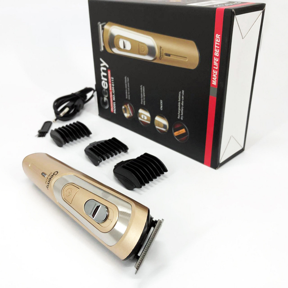 Профи машинка для стрижки волос GEMEI GM-6112, Машинка для стрижки волос домашняя YV-18 Львов - изображение 3