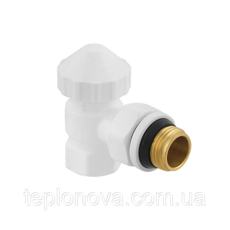 Комплект термостатических клапанов угловой Raftec DKTU11‑W 1/2