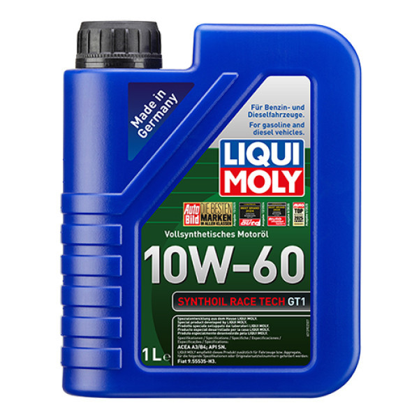 LIQUI MOLY Синтетична моторна олива - Synthoil Race Tech GT1 10W-60 1л. Киев - изображение 1