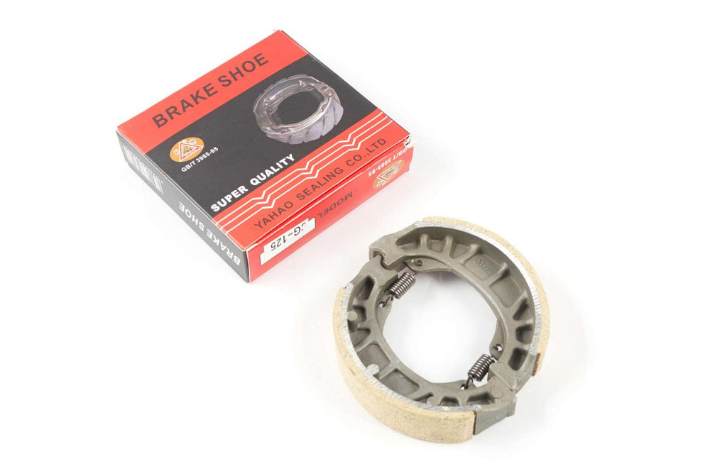 Колодки гальмівні (барабан) скутер 4 Т Китай 50-150 (10/12 колесо) Мукачево - фото 1