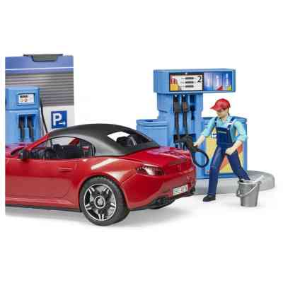 Игровой набор Bruder АЗС с автомойкой, автомобилем и фигурками (62111) Винница