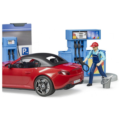 Игровой набор Bruder АЗС с автомойкой, автомобилем и фигурками (62111) Винница - изображение 5