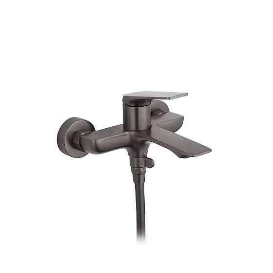 Смеситель для ванны с душевым гарнитуром Kroner KRP Graz - GRP060 графит Киев