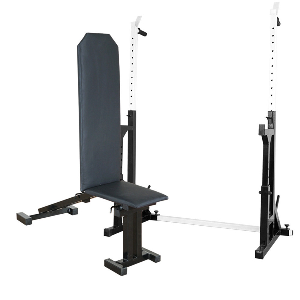 Скамья с отрицательным углом 40 на 40 мм + Стойки со страховкой 40 на 40 мм + брусья и штыри под блины Киев - изображение 7