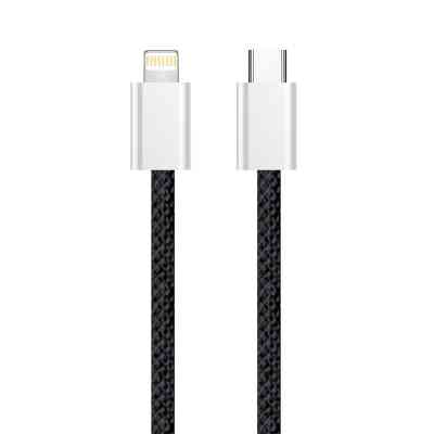 Дата кабель USB-C to Lightning 2.0m (PDF Fast Charging 27W) black ColorWay (CW-CBPDCL068-BK) Винница