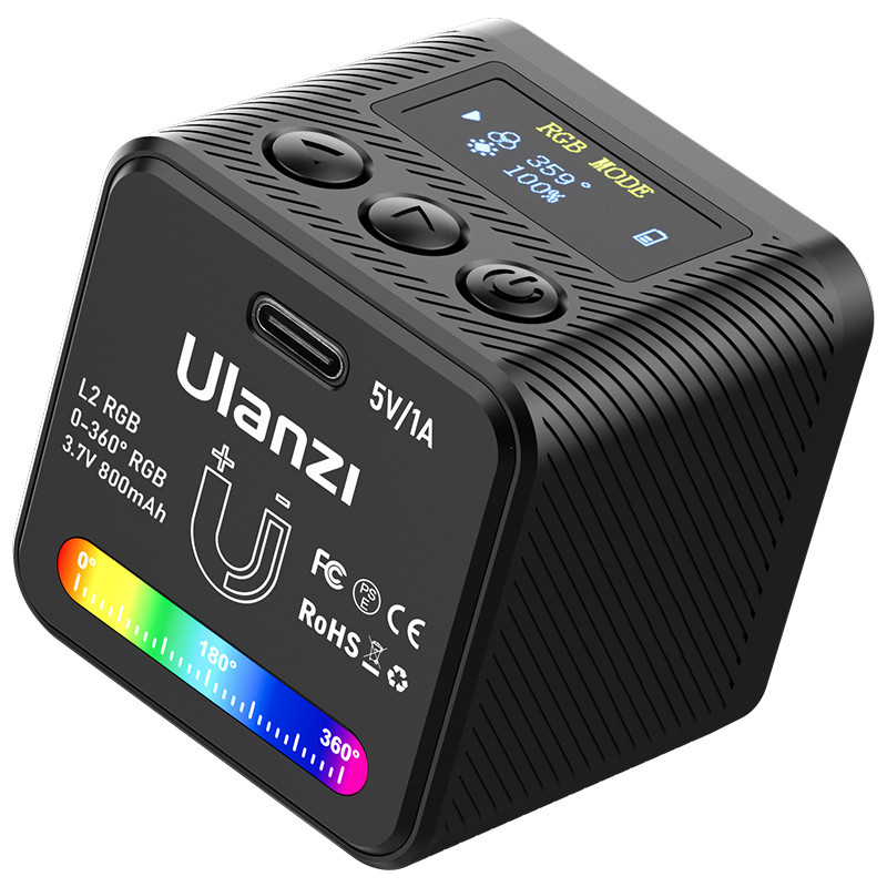 Видеосвет Ulanzi Vijim L2 RGB COB VEDIO LIGHT, 4W (UV-2878 L2 RGB) Киев - изображение 3