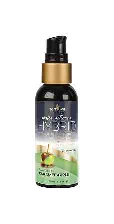 Змазка водно-силіконова Sensuva Hybrid Caramel Apple (57 мл) без цукру, можна для оральних пестощів Sex Aura Київ