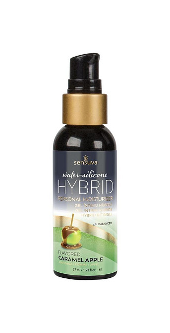 Змазка водно-силіконова Sensuva Hybrid Caramel Apple (57 мл) без цукру, можна для оральних пестощів Sex Aura Київ - фото 1