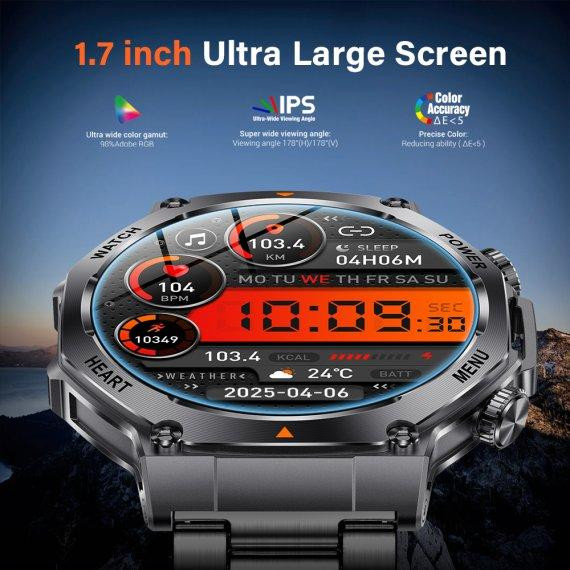 Годинник розумний наручний Smart Mevaden Ultra Rubber (2 ремінці) Вінниця - фото 2