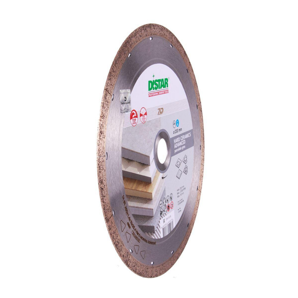 Диск алмазный отрезной Distar HARD CERAMICS ADVANCED 250мм керамика, мрамор, керамогранит 11120349019 Киев - изображение 2