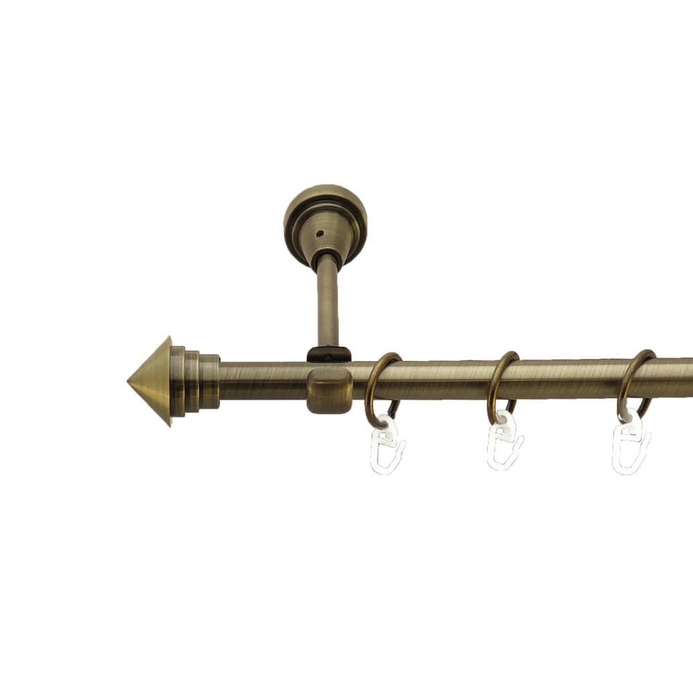 Карниз Orvit Сетра металевий однорядний відкритий Антик 16 мм 300 см (3327939) Львів - фото 1