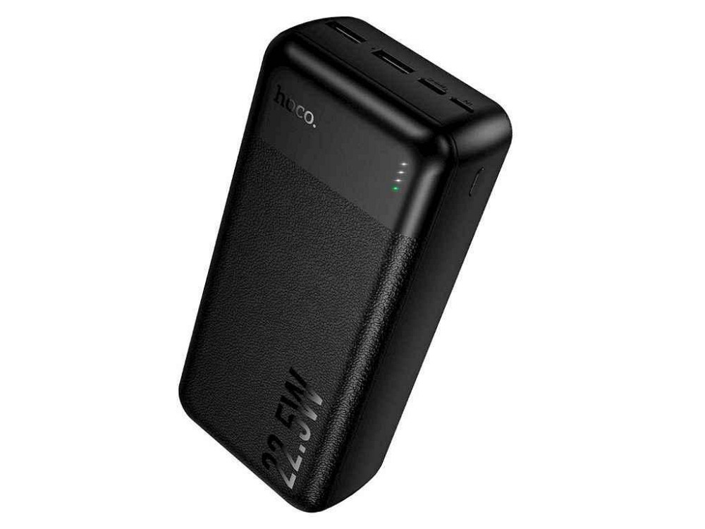Power Bank 30000mAh J159B 3A/2USB/22.5W/PD20W/LED індикатор чорний ТМ HOCO Київ - фото 1