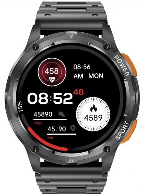 Чоловічий годинник: Uwatch Smart Kopter Steel Black Київ - фото 1