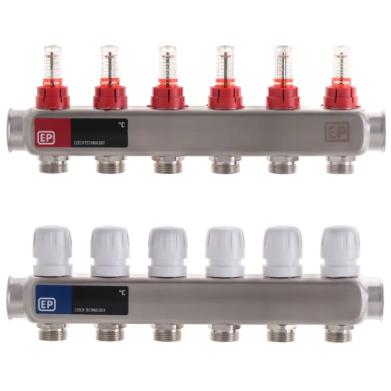 Колекторний блок з витратомірами Europroduct EP.S1110-06 1 "x6 (EP4982) Київ