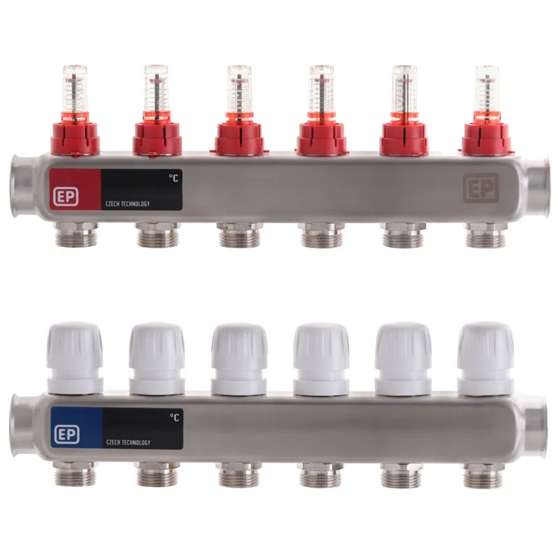 Колекторний блок з витратомірами Europroduct EP.S1110-06 1 "x6 (EP4982) Київ - фото 1