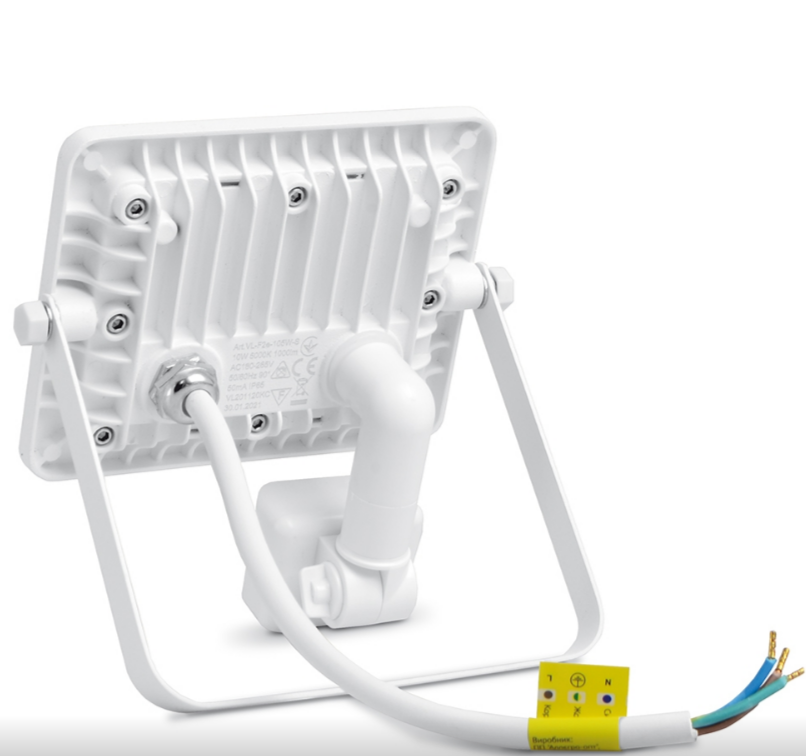 LED Прожектор 20W 5000К 220V з датчиком руху та освітлення білий VL-F2e205W-S Videx Житомир - изображение 4