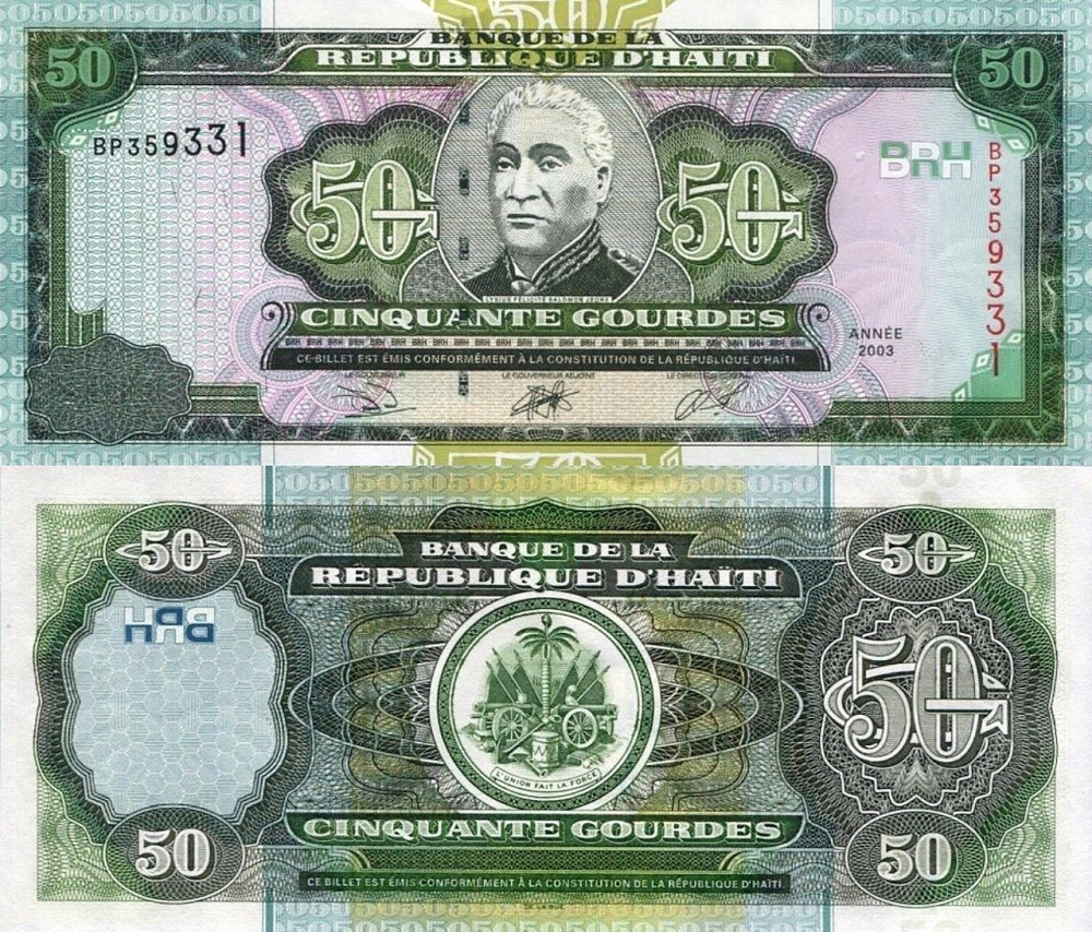 Гаїті/Haiti 50 Gourde 2003 Pick 267b UNC Полтава - фото 1