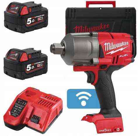 Гайкокрут високомоментний MILWAUKEE 3/4 дюйма(2034Нм) M18 FUEL ONEFHIWF34-502X ONE-KEY (+ заряд.прис, 2 акум.X Одеса
