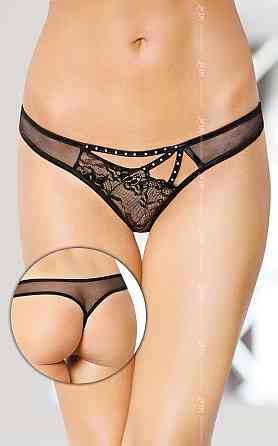 Женские стринги - Thongs 2441, black - M/L Sex Aura Киев