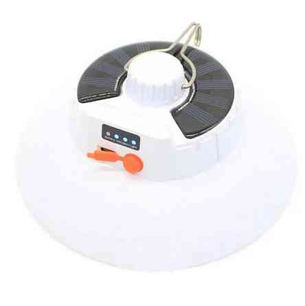 Ліхтар кемпінговий Ma-100 8836 із сонячною батареєю, білий Винница