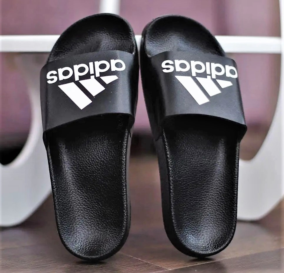 Мужские Шлёпанцы Тапочки Adidas Сланцы Адидас Чёрные (размеры: 41,42) Днепр - изображение 6