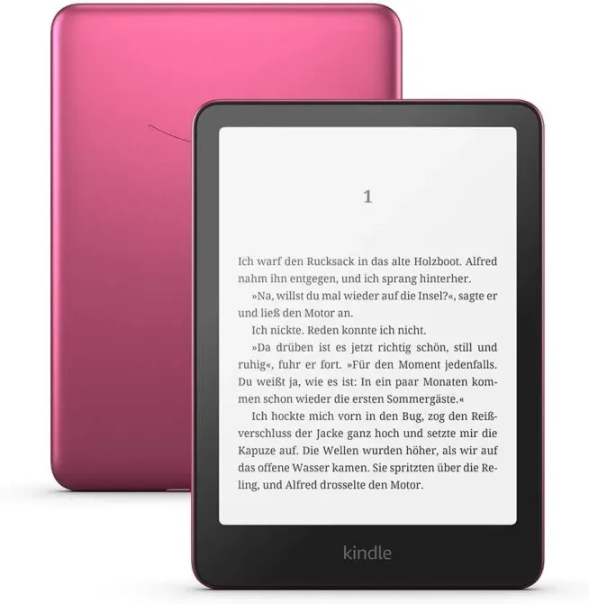 Графический планшет Kindle Paperwhite 12, 32GB, Signature Edition Metallic Rose - Czytnik ebooków bez reklam 7