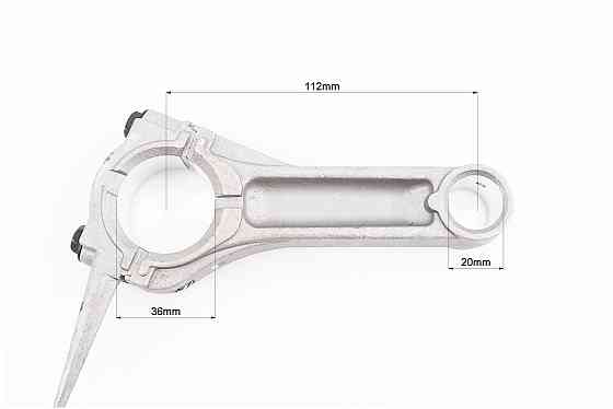 Шатун (D-36mm, d-20mm) 182F/188F/190F/192F STD Київ