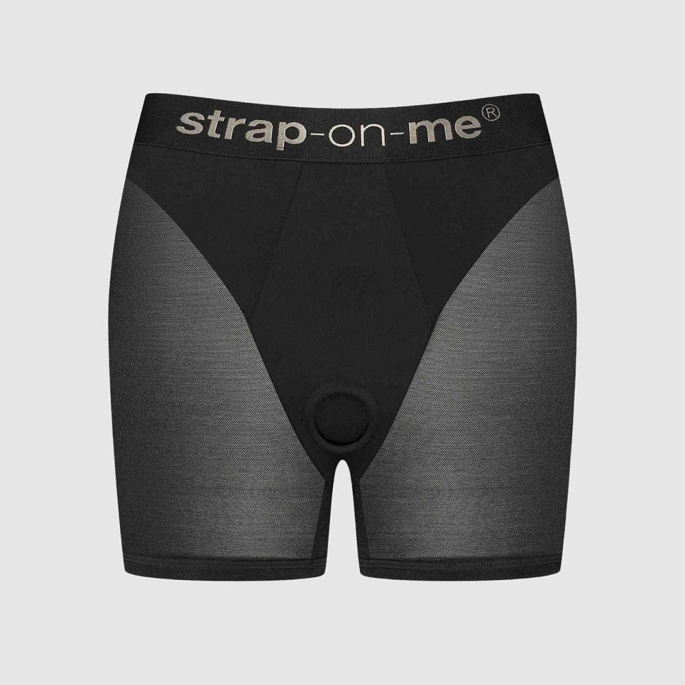 Шорты с фиксацией дилдо Strap-On-Me Harness Lingerie Halo - XS - Black Sex Aura Киев - изображение 1
