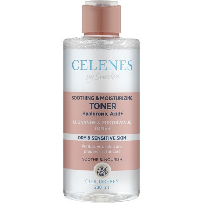 Тонік для обличчя Celenes Заспокійливий з морошкою Для сухої та чутливої шкіри 200 мл (7350104249595) Вінниця - фото 1