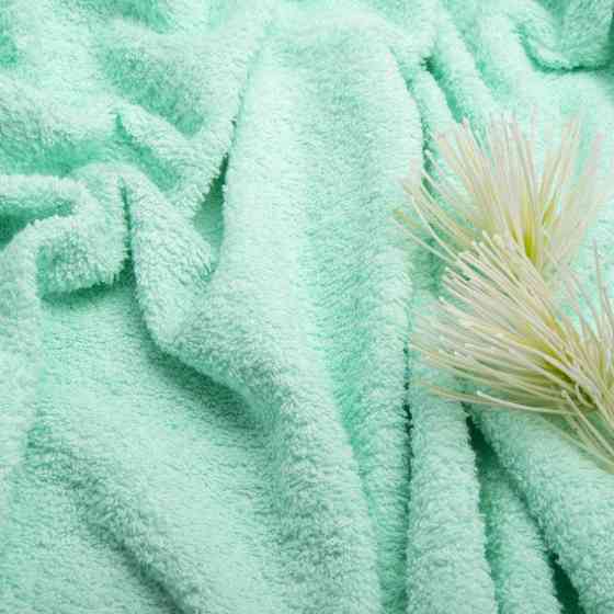 Набор 2 в 1 полотенец для душа и ванной для лица и тела,комплект банных флисовых полотенец 2 шт, бирюзовый Каменец-Подольский