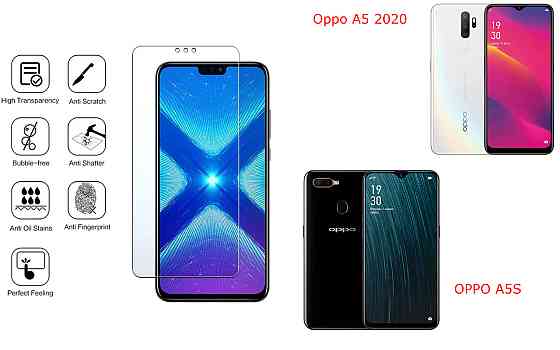 Защитное стекло NeoGlass для Oppo A5 2020, OPPO A5S – ультрапрозрачное и устойчивое Киев