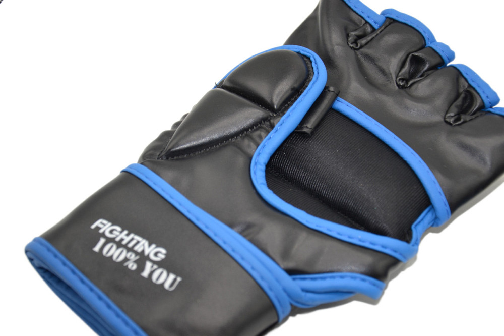 Рукавиці для MMA PowerPlay 3058 Чорно-Сині XL Луцьк - фото 8
