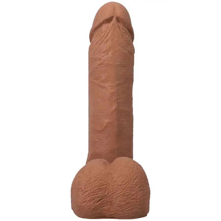 Фалоімітатор Doc Johnson The Realistic Cock ULTRASKYN - 6 Inch with Balls Caramel Львів - фото 4