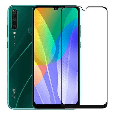 Скло захисне PowerPlant Full screen Huawei Y6p, Black (GL609482) Вінниця - фото 1