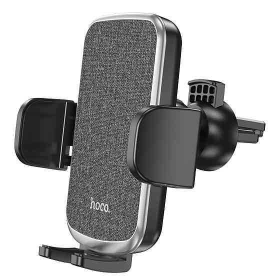 Тримач для мобільного HOCO CA94 Polaris push-type air outlet car holder Black Київ