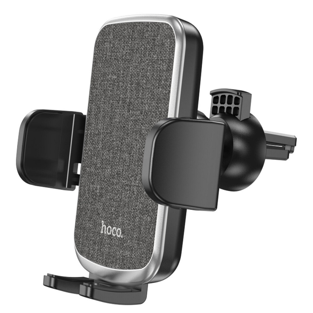 Тримач для мобільного HOCO CA94 Polaris push-type air outlet car holder Black Київ - фото 2