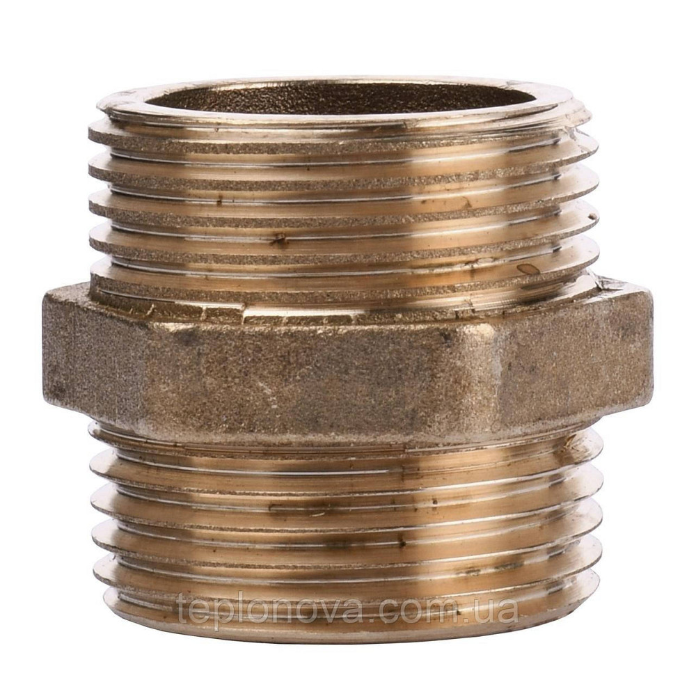 Ніпель латунний 1 1/4| НР х 1 1/4| НР штампований А0516А VA Чернівці - фото 3